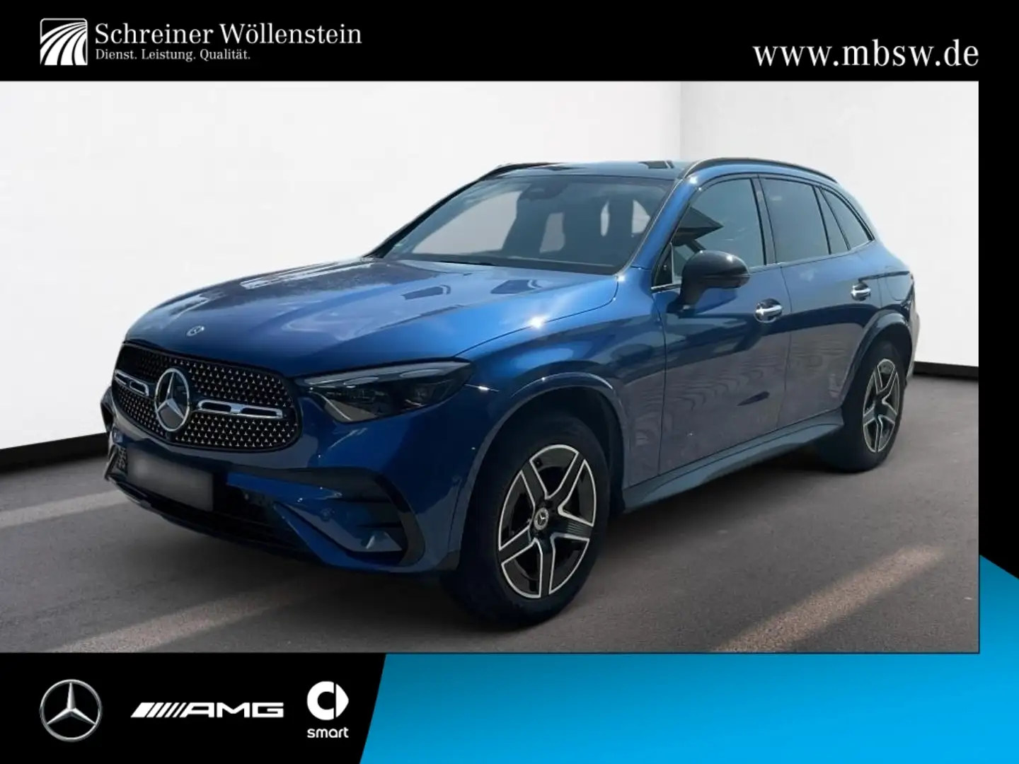 Mercedes-Benz GLC 300 de 4m AMG*Night*AHK*Pano*DigLight*Memory Bleu - 1