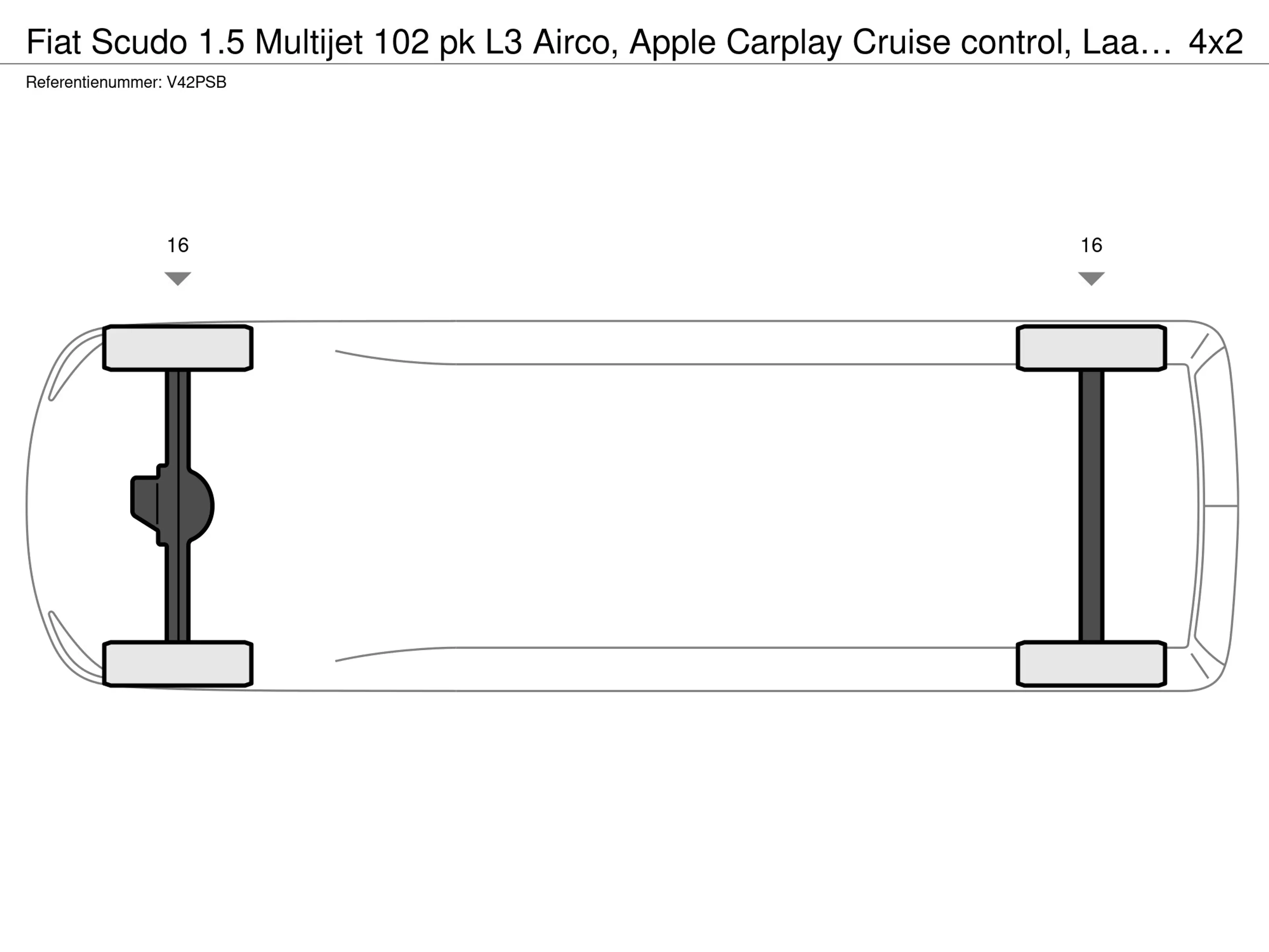 Fiat Scudo 1.5 Multijet 102 pk L3 Airco, Apple Carplay Cruise — photo 42