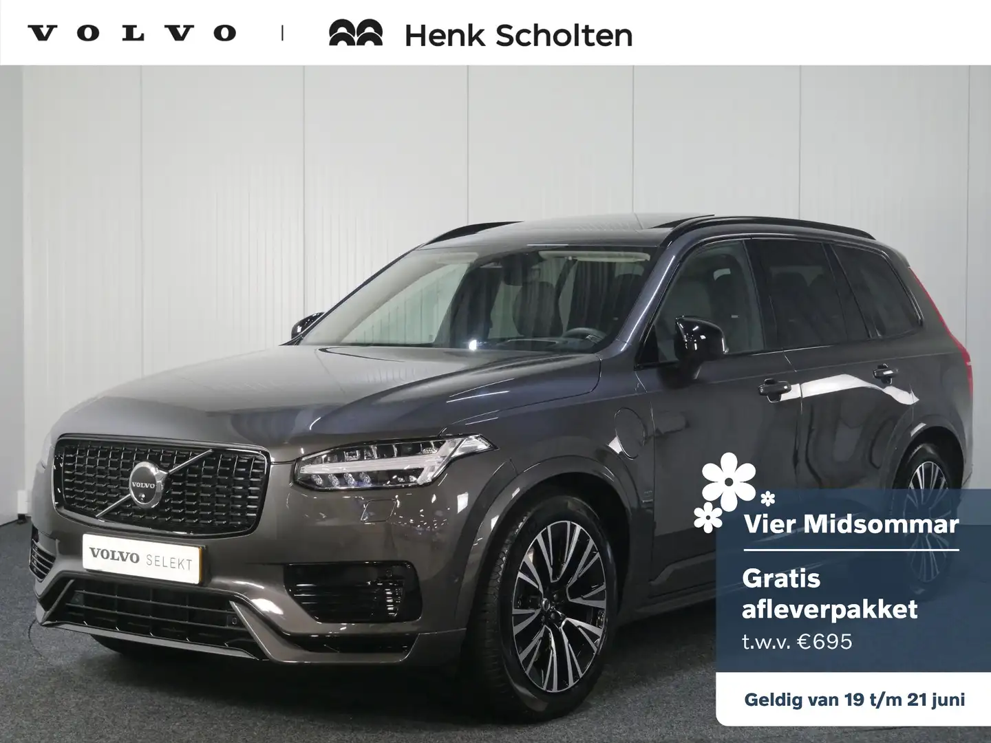 Volvo XC90 T8 455PK AUT8 Recharge AWD Ultimate Dark | Luchtve Grau - 1