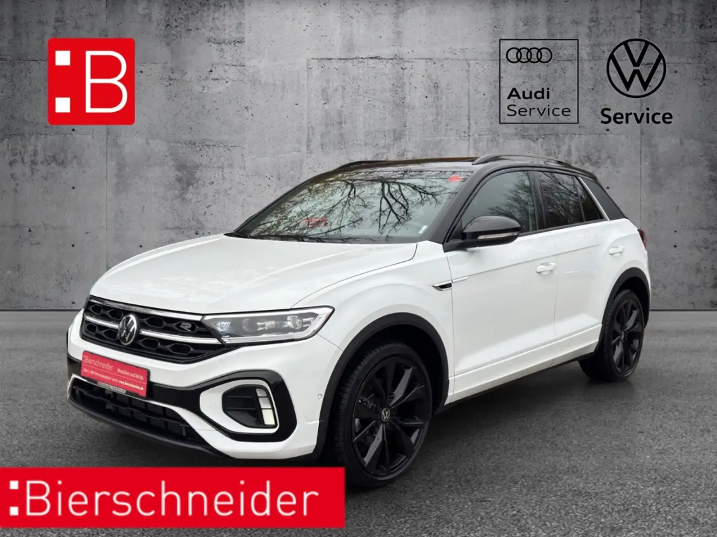 Volkswagen T-Roc 2.0 TDI 4Mo. DSG RLine IQ-LIGHT DIGITAL PRO 19 PAN Weiß - 1
