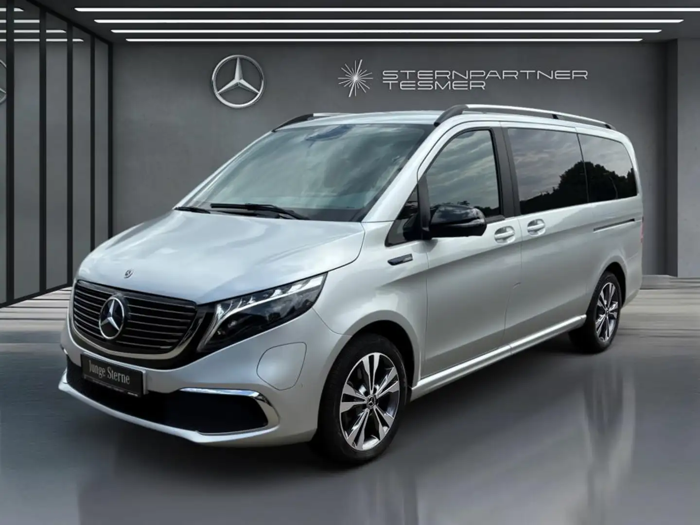 Mercedes-Benz EQV 300 lang Avantg. Airmatic 360° Glasd. Distr. Silber - 2