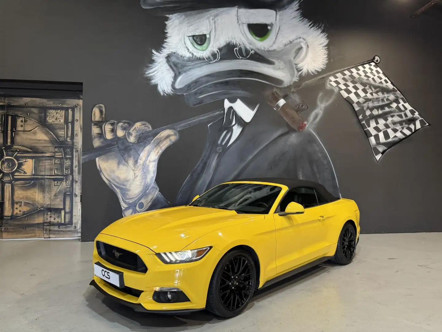Ford Mustang (6) Convertible EcoBoost BVM6 EcoBoost Jaune - 1
