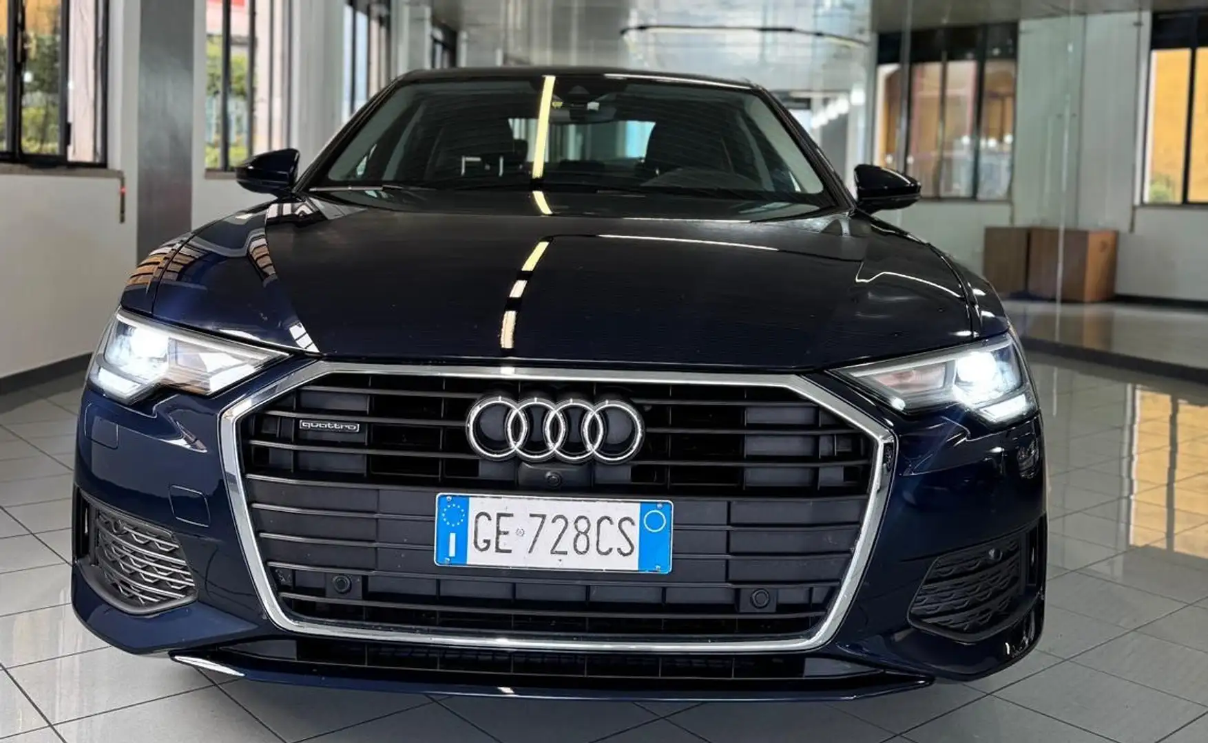 Audi A6 50 TDI quattro tiptronic design Bleu - 1