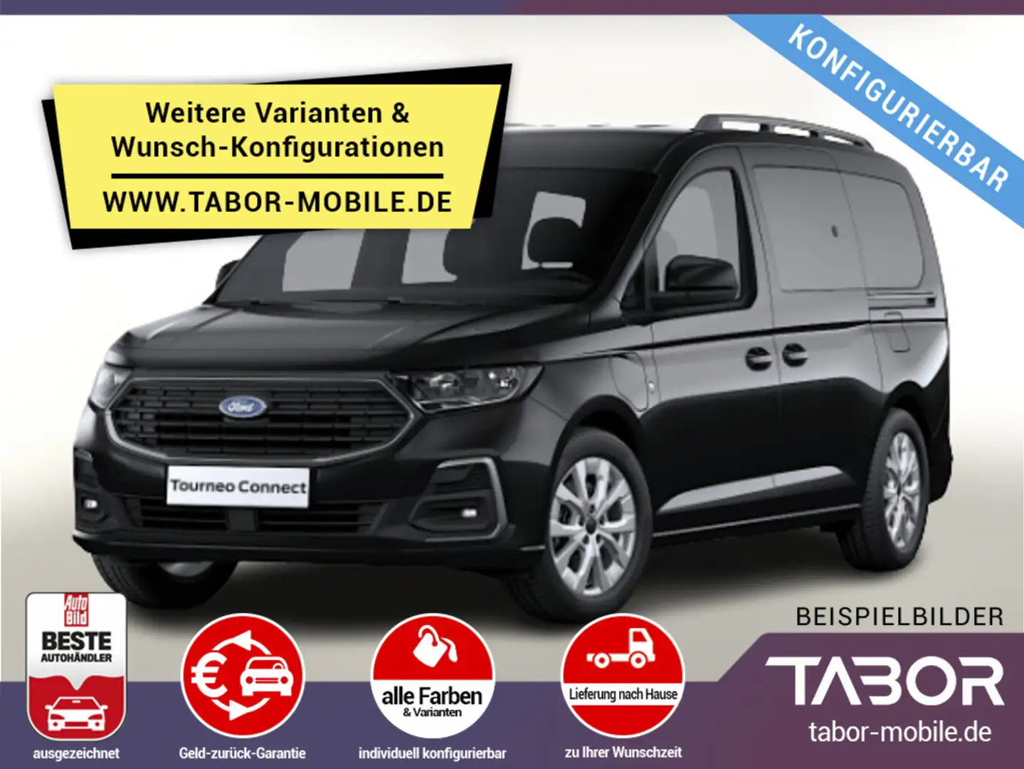Ford Tourneo Connect Grand  PHEV 150 Tit ACC Kam 17Z Weiß - 1