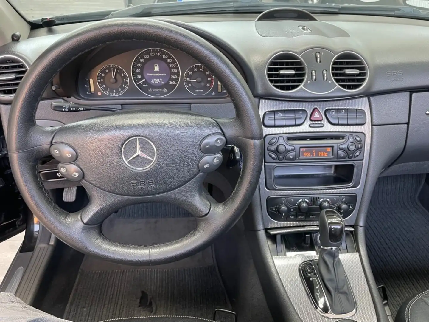 Mercedes-Benz CLK 200 Kompr. TPS cat Cabrio Avantg. Nero - 2