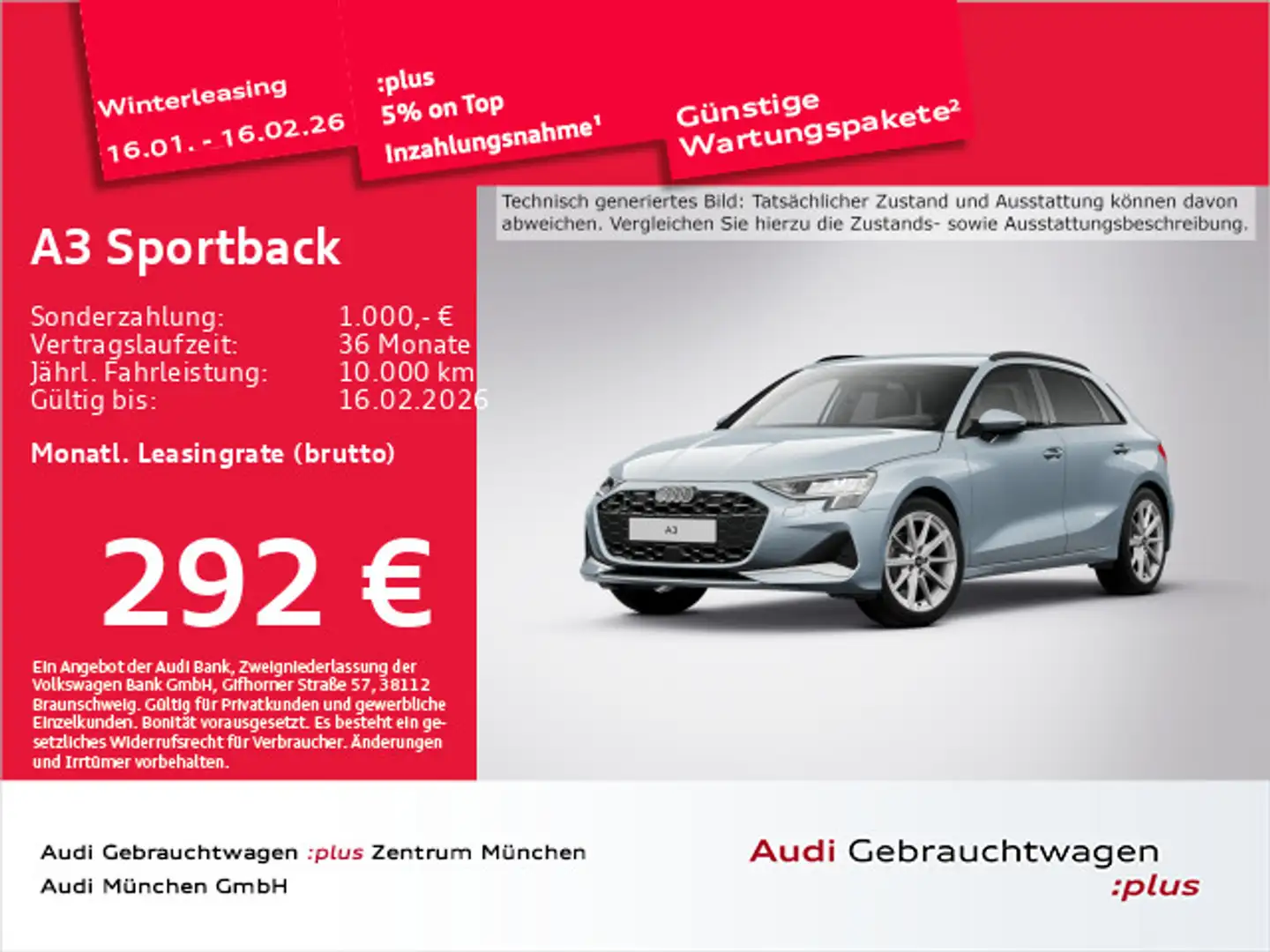 Audi A3 35 TDI S tronic advanced Navi+/SONO Grau - 1