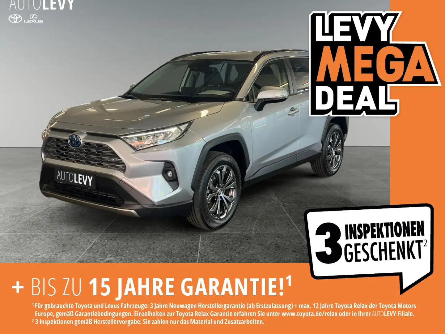 Toyota RAV 4 Hybrid Team Deutschland *CARPLAY* Silver - 1