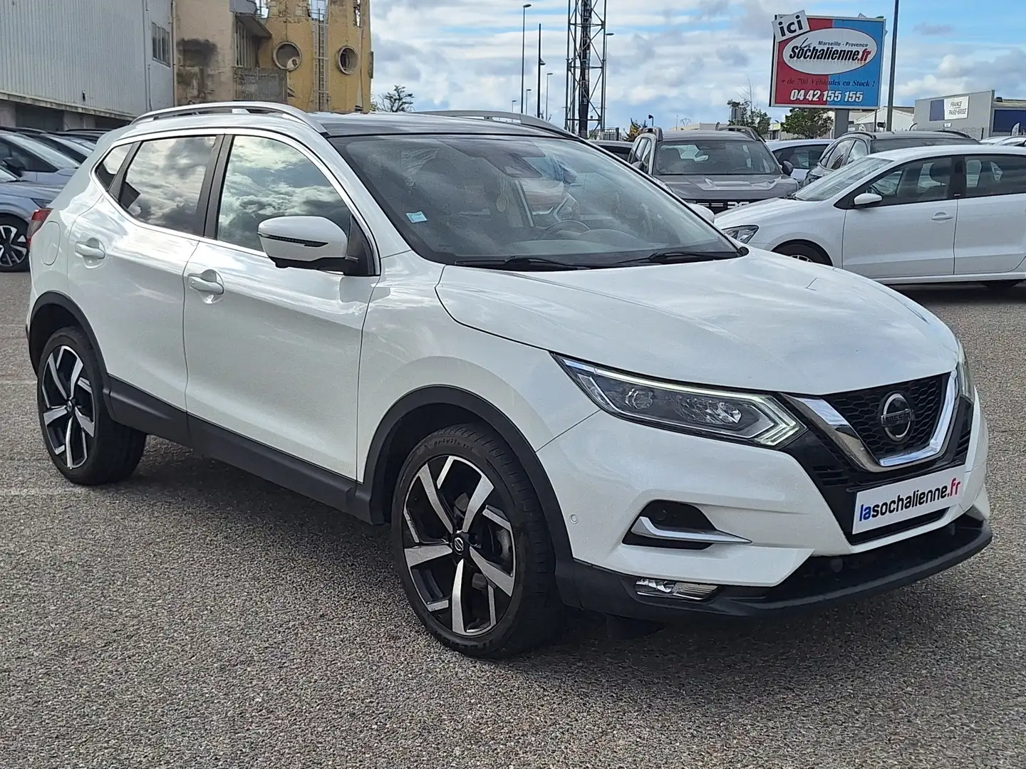 Nissan Qashqai 1.5 dCi 115 DCT Tekna + toit panoramique Blanco - 2