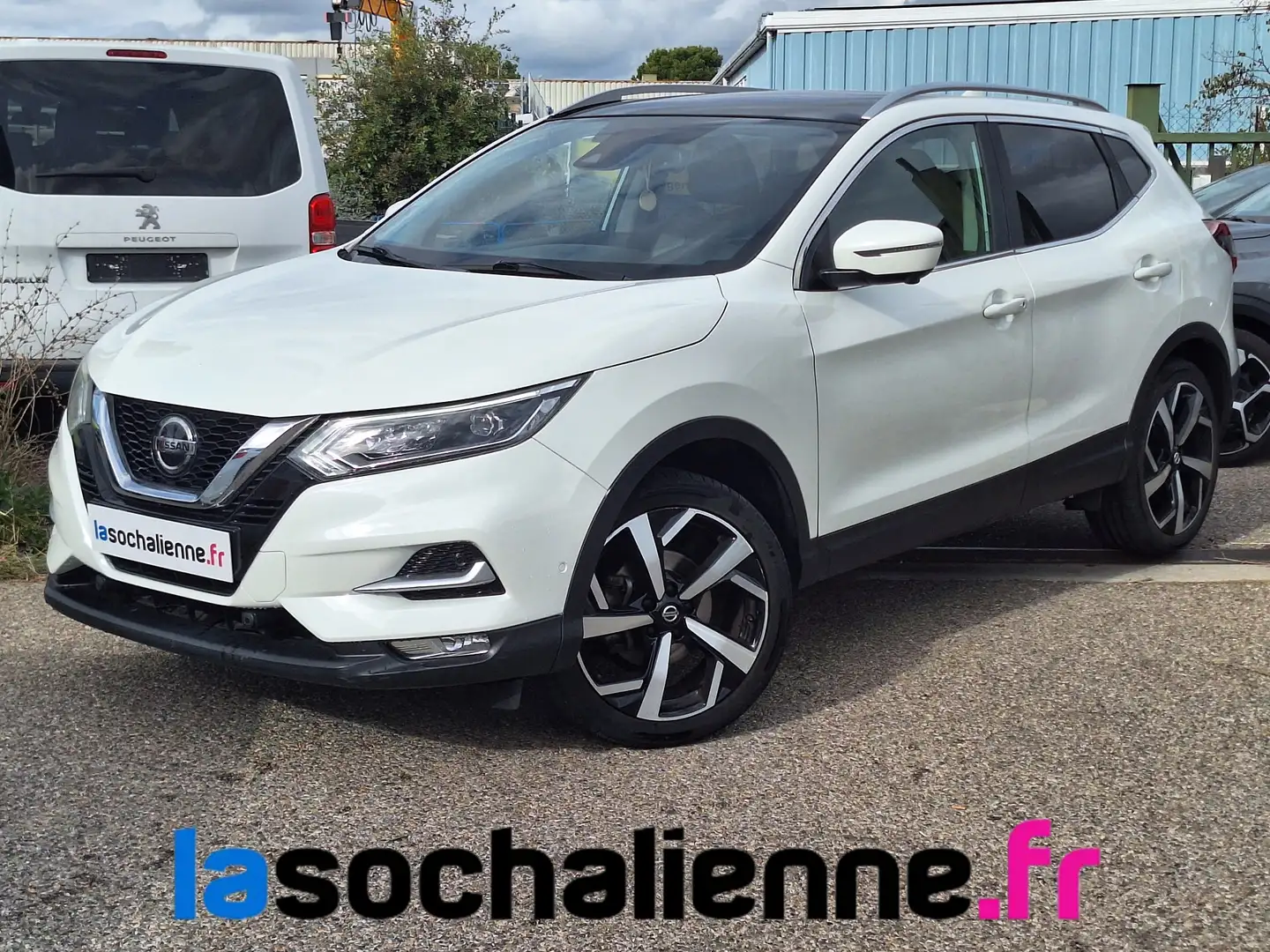 Nissan Qashqai 1.5 dCi 115 Tekna - 5P + toit panoramique Wit - 1
