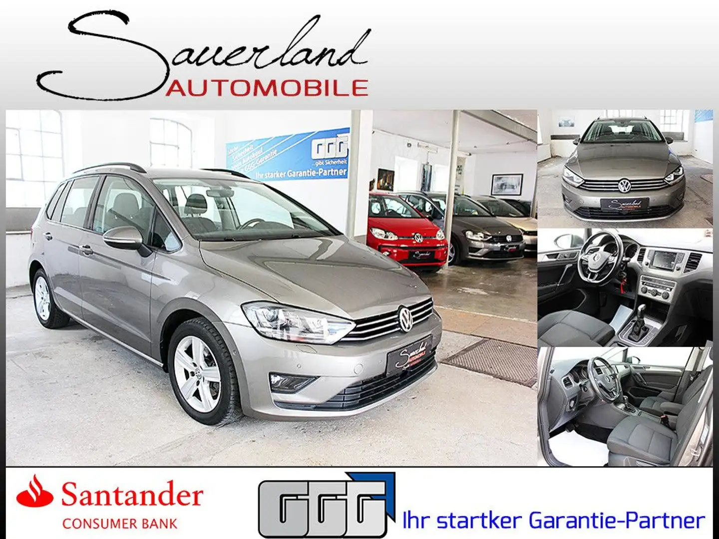 Volkswagen Golf Sportsvan VII 2.0 TDI DSG KAMERA BI-XENON Grau - 1