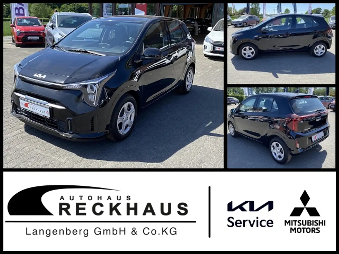 Kia Picanto PE2 1.0 MT EDITION 7 Klima Navi Rückfahrkamera Noir - 1