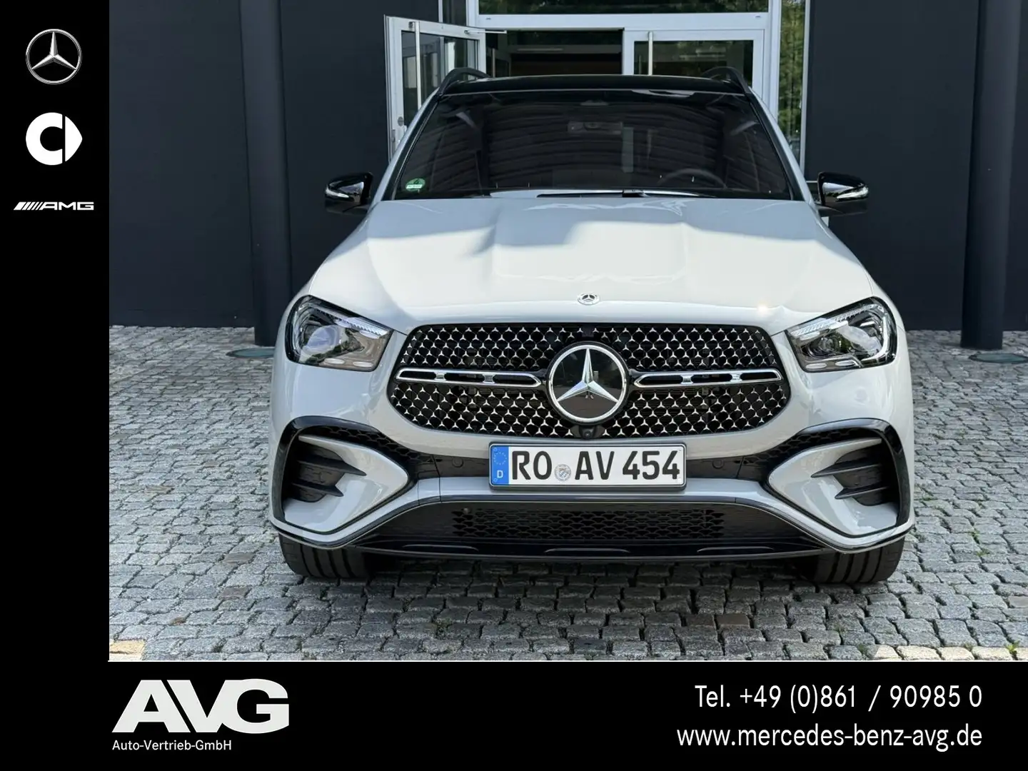 Mercedes-Benz GLE 450 GLE 450 d 4M AMG Pano HuD Sound AHK LED Air 360 Gris - 2