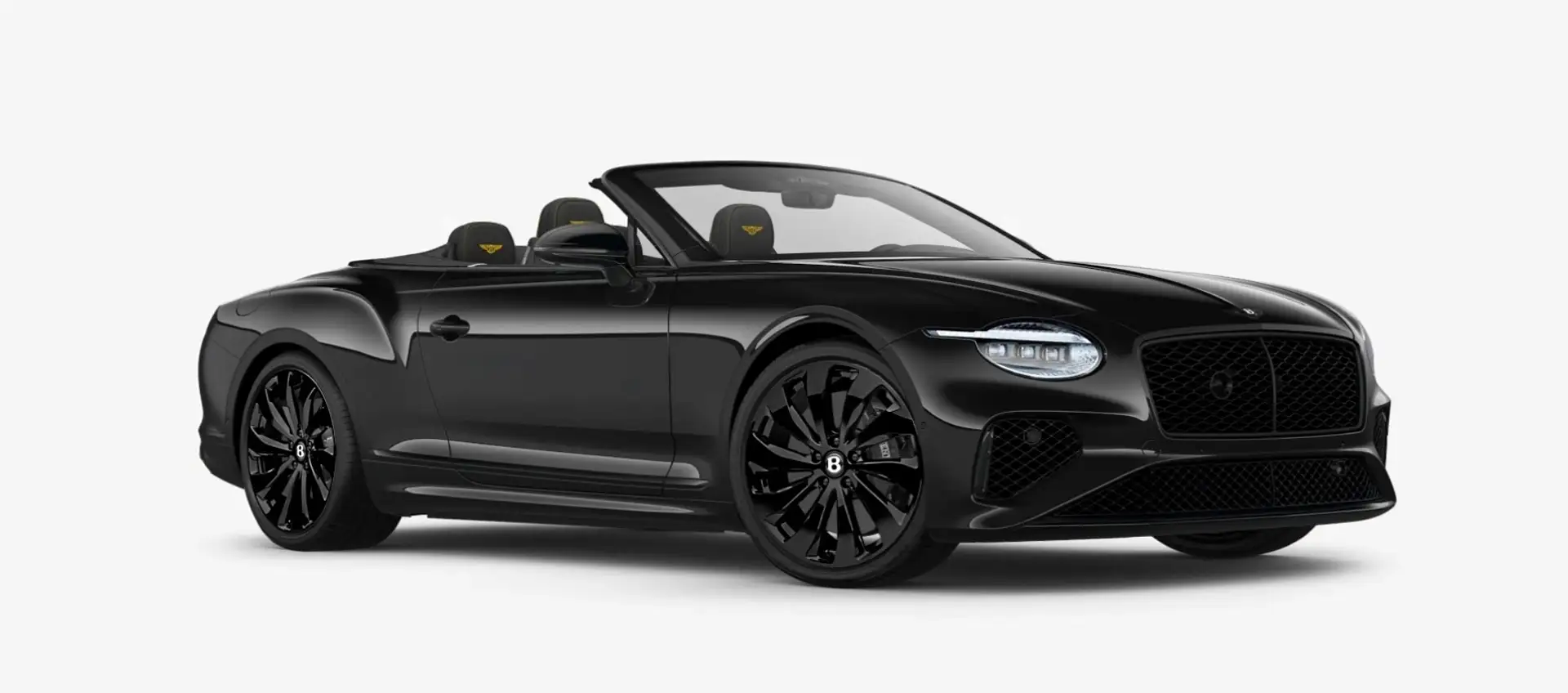 Bentley Continental GTC NEW V8 Hybrid Black Edition 4.0 V8 Hybrid Black Ed Noir - 1