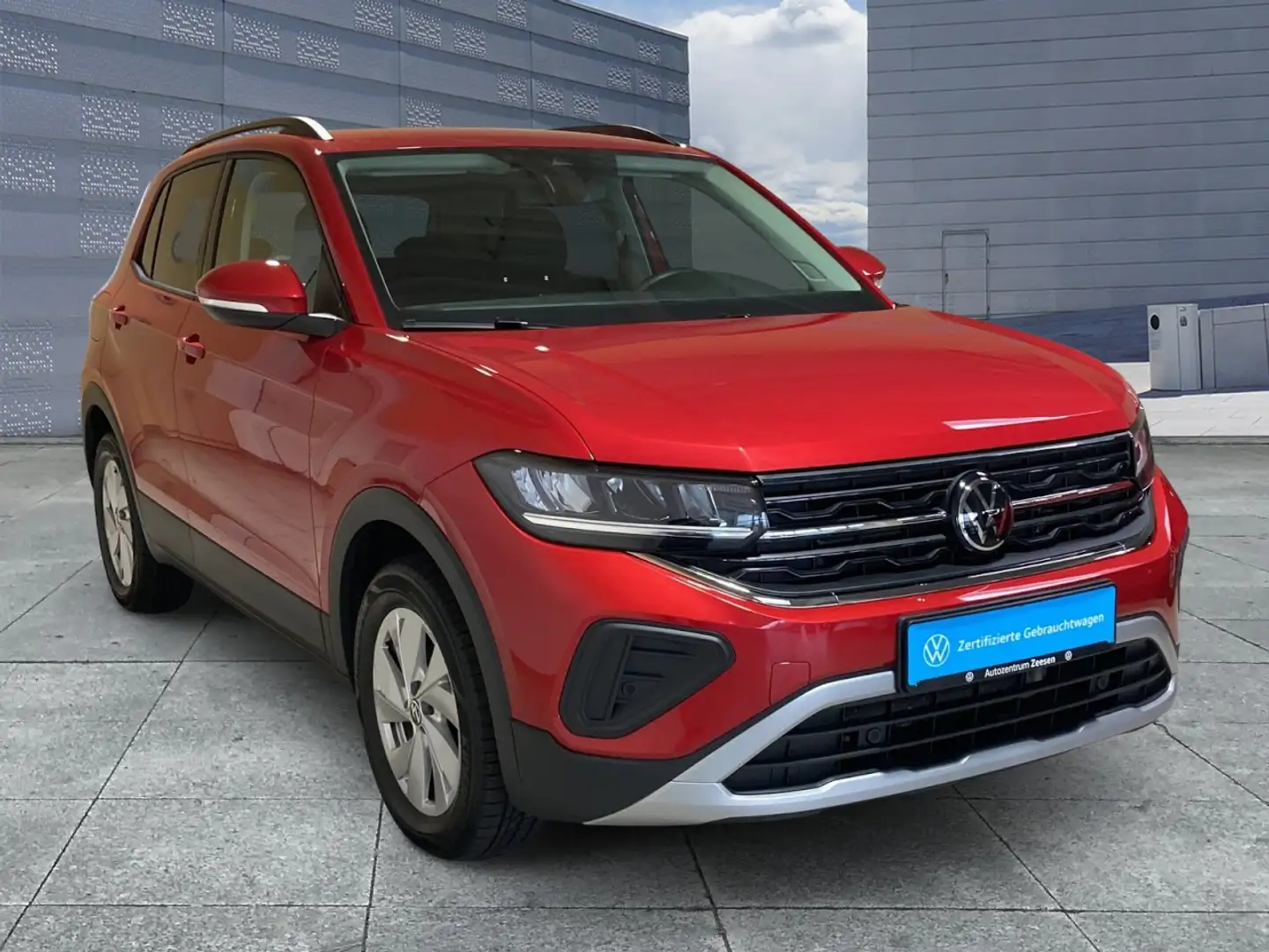 Volkswagen T-Cross 1.5 TSI Life OPF DSG+SHZ+BAA+DAB+USB+EPH Klima Rouge - 2