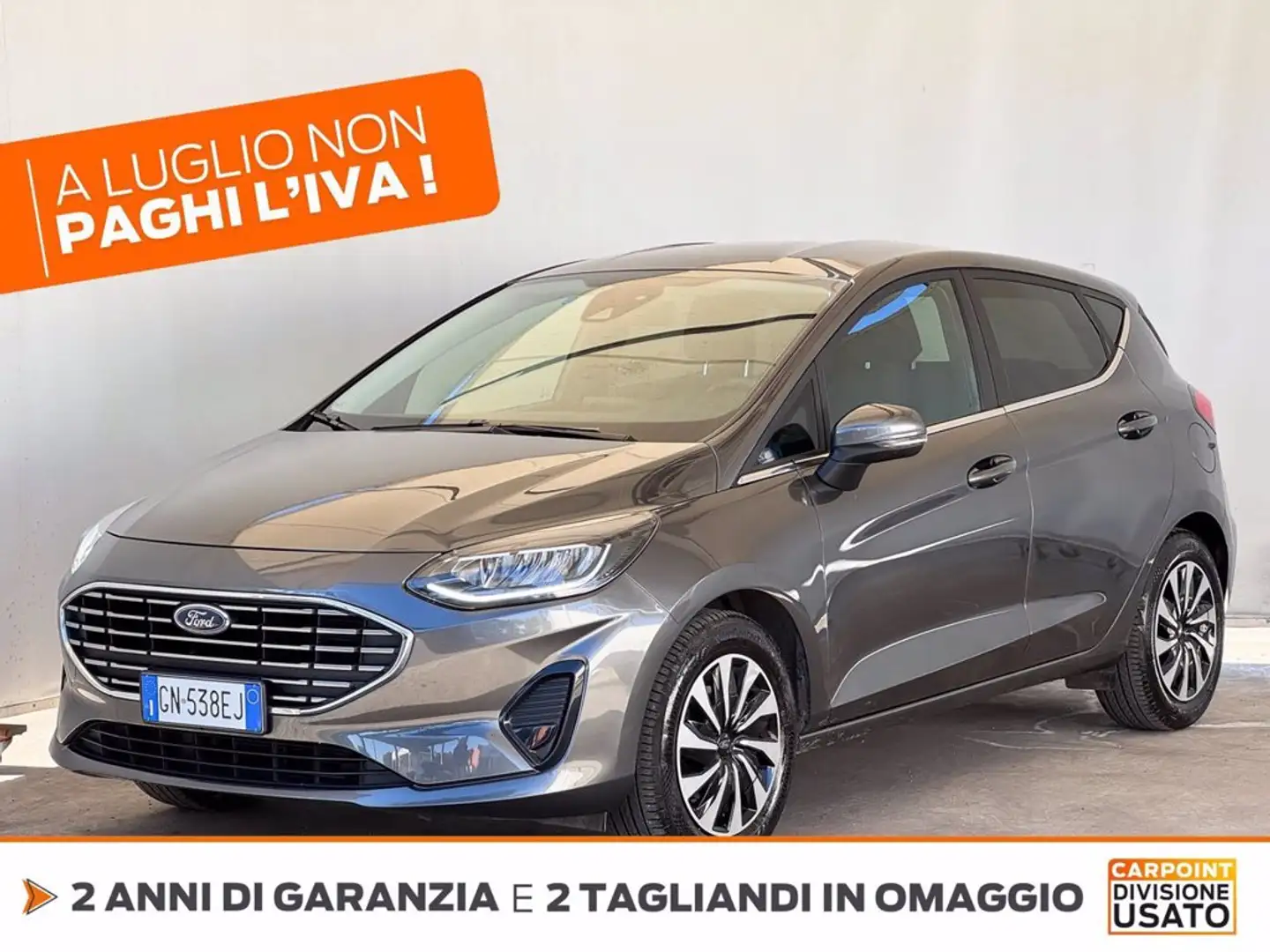 Ford Fiesta 5p 1.1 titanium 75cv Сірий - 1