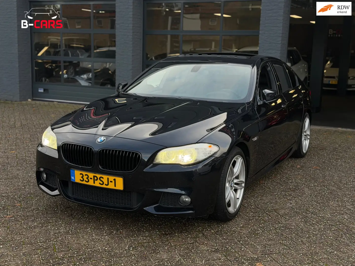 BMW 528 5-serie 528i HighEx Leer|Pano|M-Pakket|Nap|Xenon Negru - 1