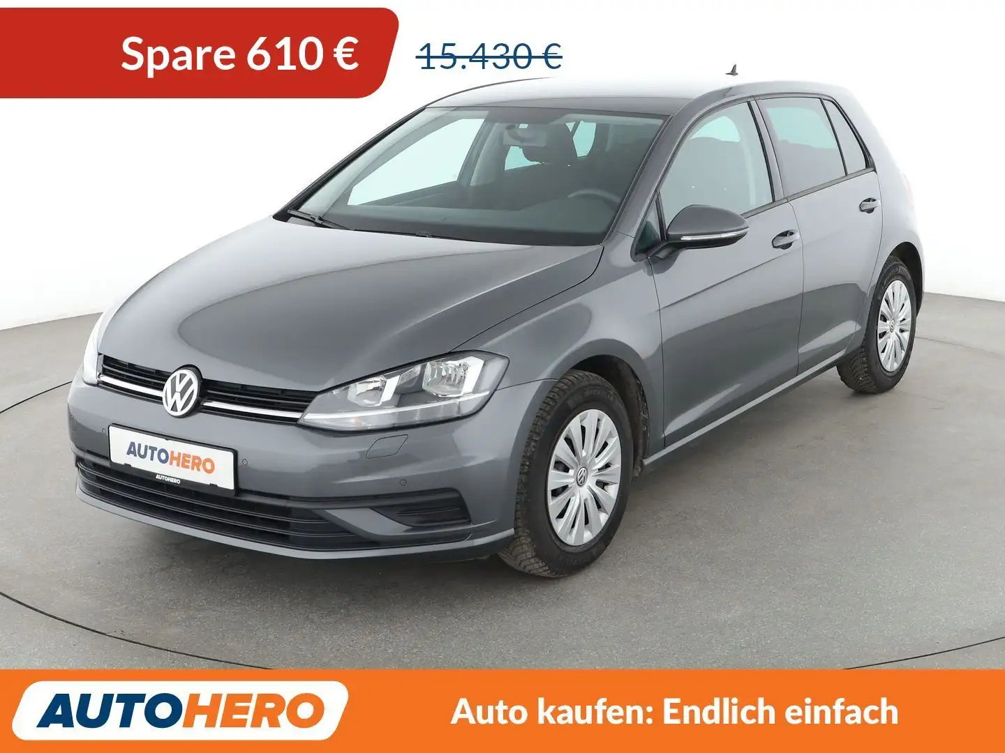 Volkswagen Golf 1.0 TSI Trendline BM*PDC*SHZ*KLIMA*GARANTIE* Gris - 1