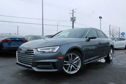 Gray (Dark Grey) 2018 Audi A4 2.0 TFSI quattro Technik AWD Sedan Automatic