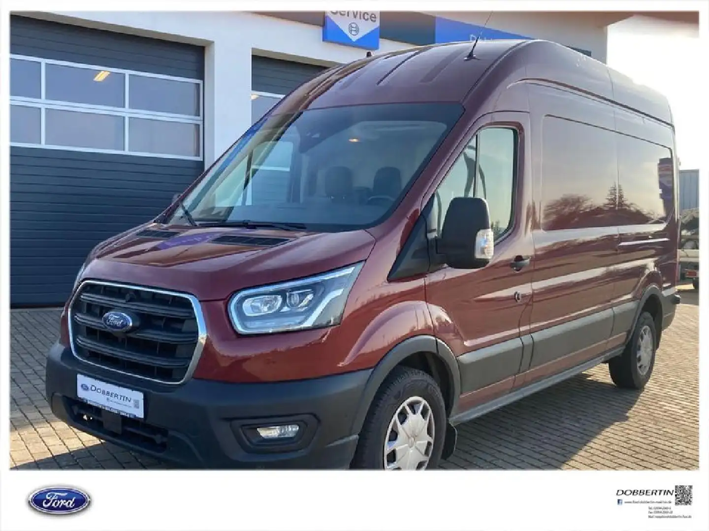Ford Transit 350 L3 Trend H3 Hochdach Rot - 1