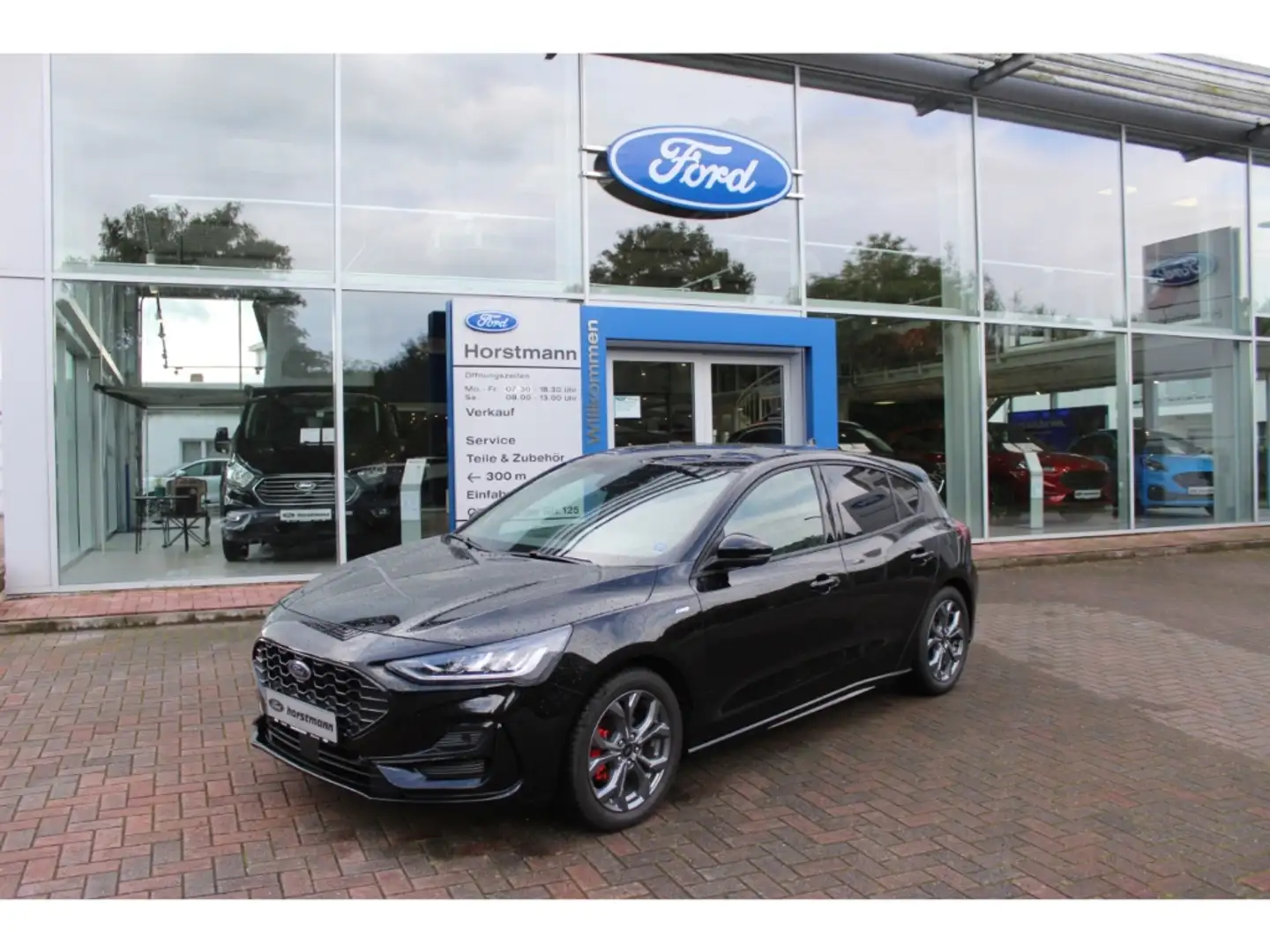 Ford Focus ST-LINE X 5-TÜRIG, LED, NAVI SYNC4, ACC, AHK, PDC Negro - 1