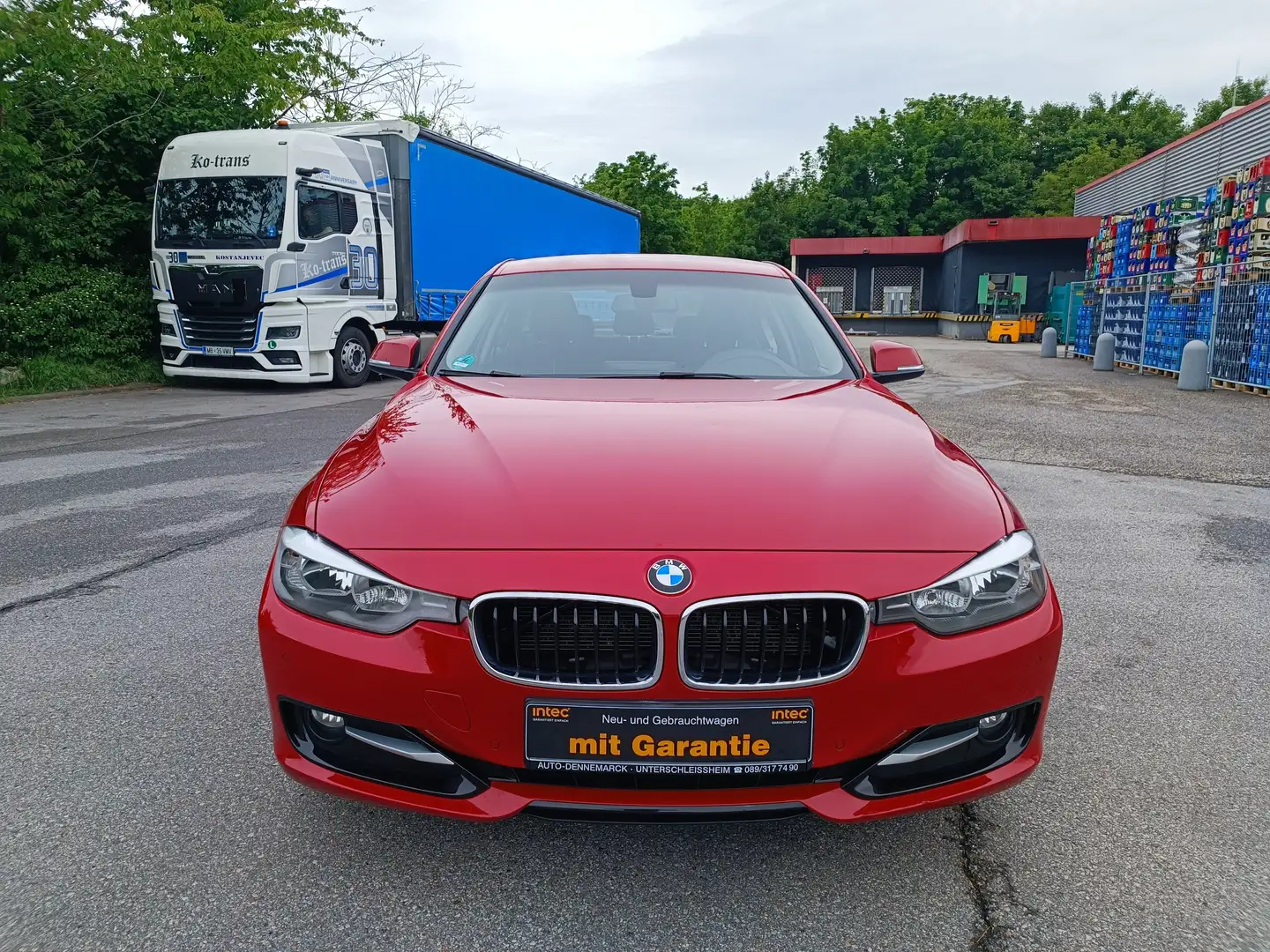 BMW 320 320 d Efficient Dynamics Sport Edition* 1Hand *TV Piros - 1
