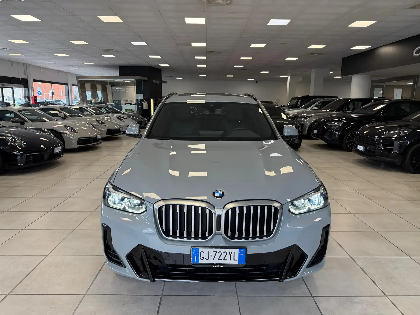 BMW X3 xdrive20d mhev 48V Msport auto Grigio - 2