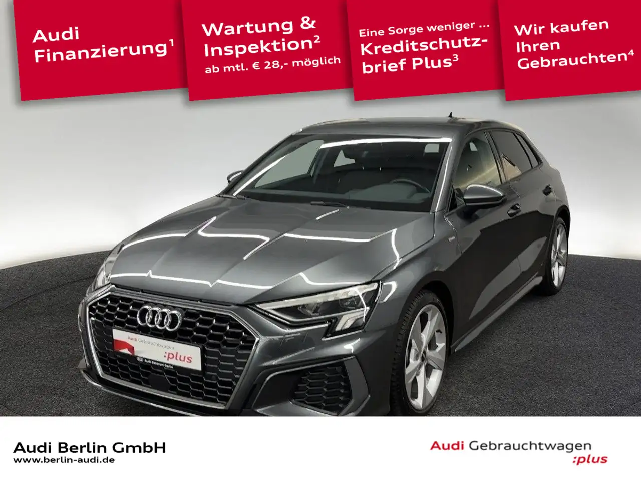 Audi A3 S line 30 TDI S tr. STDHZG LED RFK