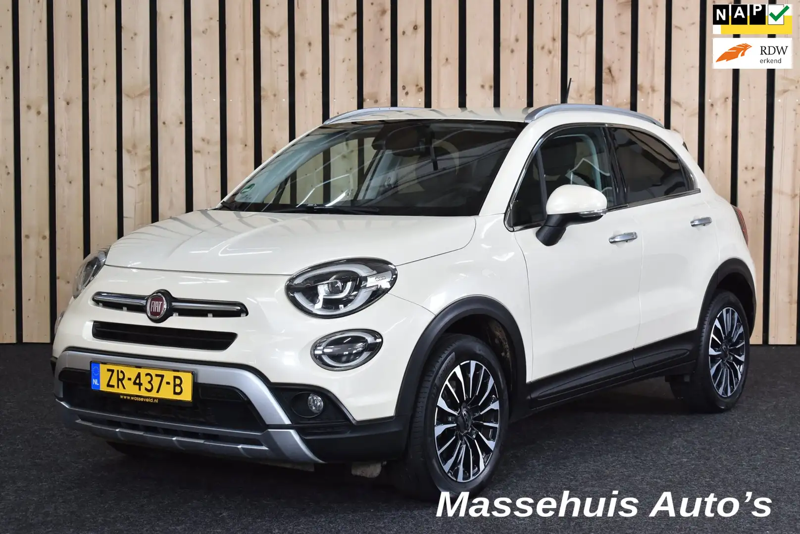Fiat 500X Cross 1.3 GSE City Cross 129 dkm. Automaat NL Auto Beige - 1