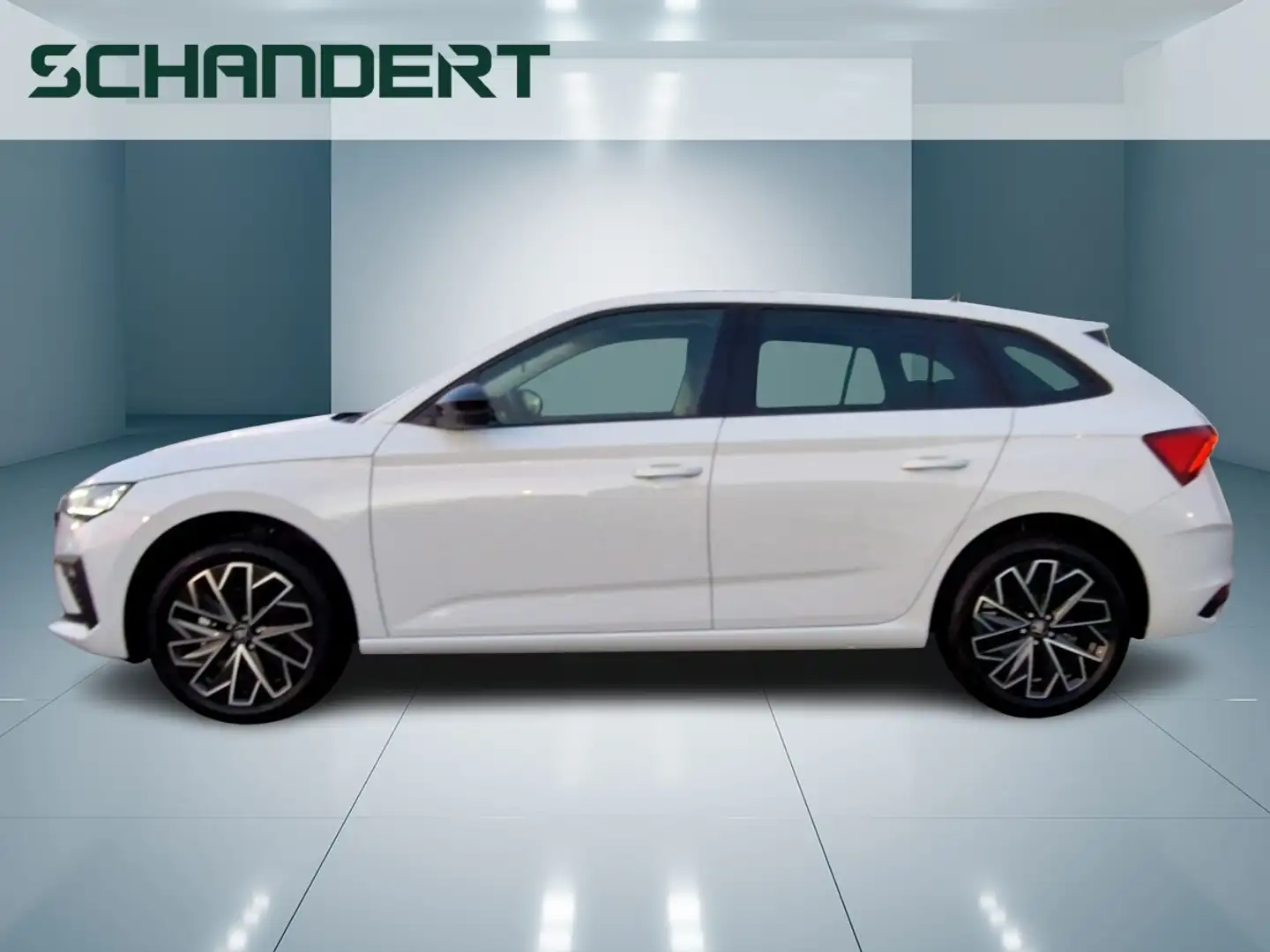 Skoda Scala 1.5 Selection DSG Matrix Navi AHK Klimaautomatik Weiß - 2
