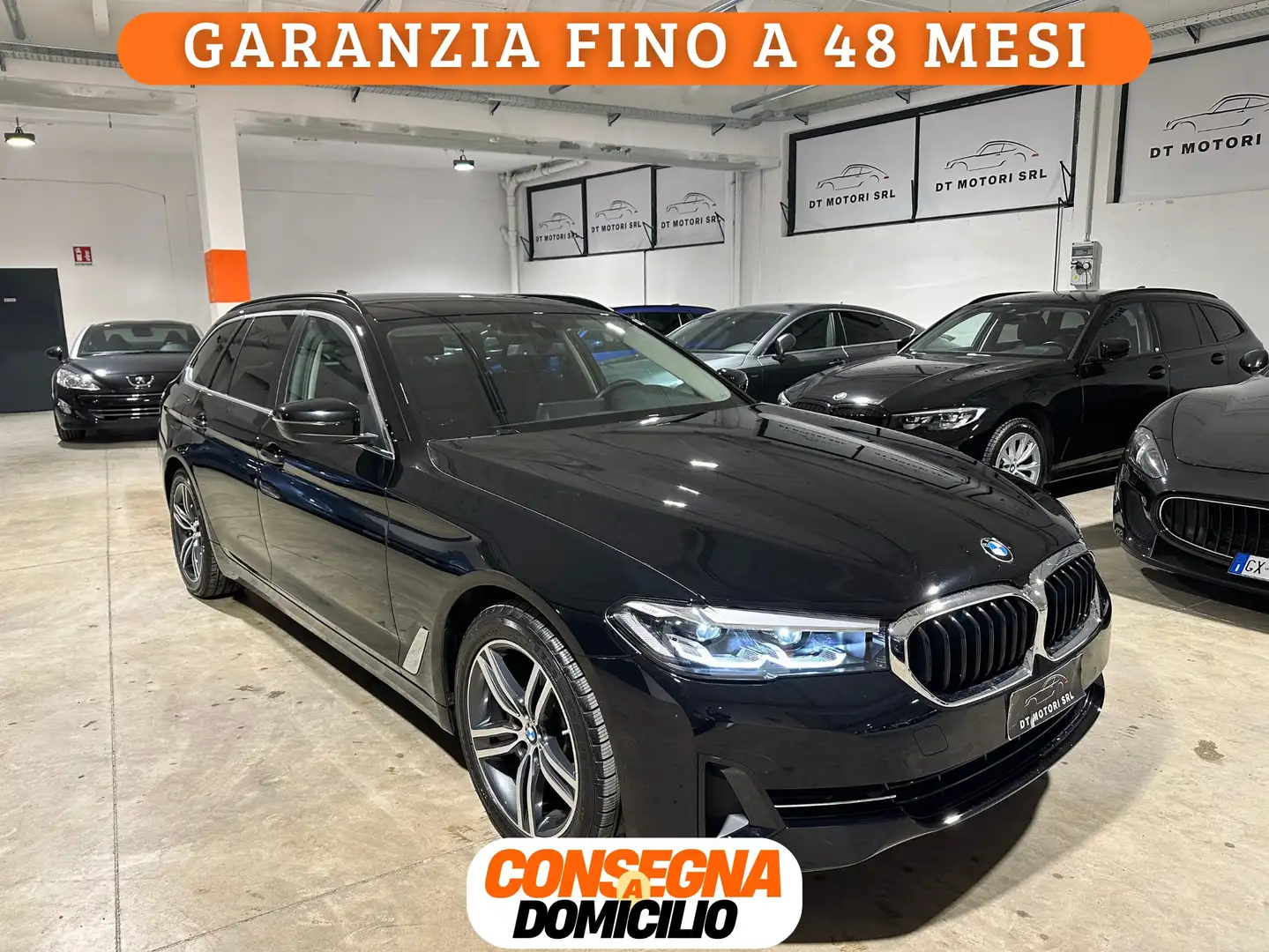 BMW 520 d Touring mhev xdrive auto-GANCIO TRAINO-1 Prop Negro - 1