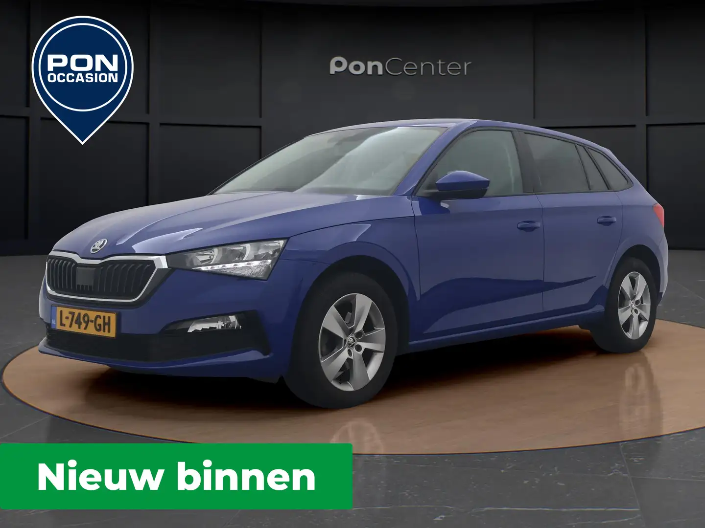 Skoda Scala 1.0 TSI Ambition | NIEUW BINNEN | Apple Carplay | Blauw - 1