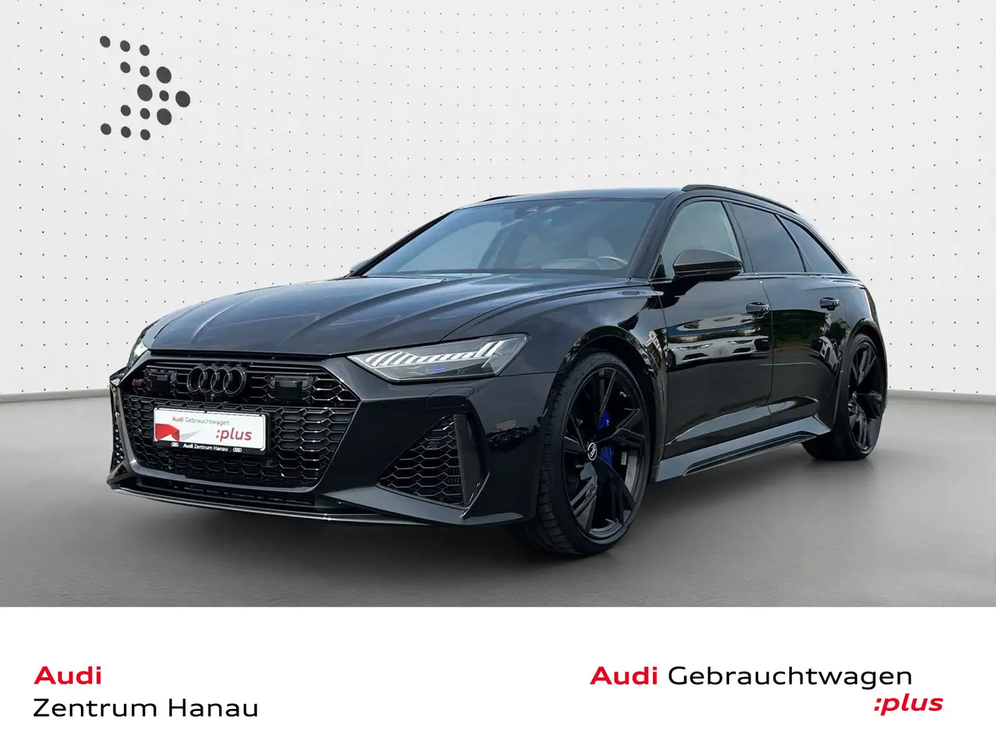 Audi RS6 PANO*305 KM/H*RS-ABGAS*KERAMIK*HEADUP Schwarz - 1