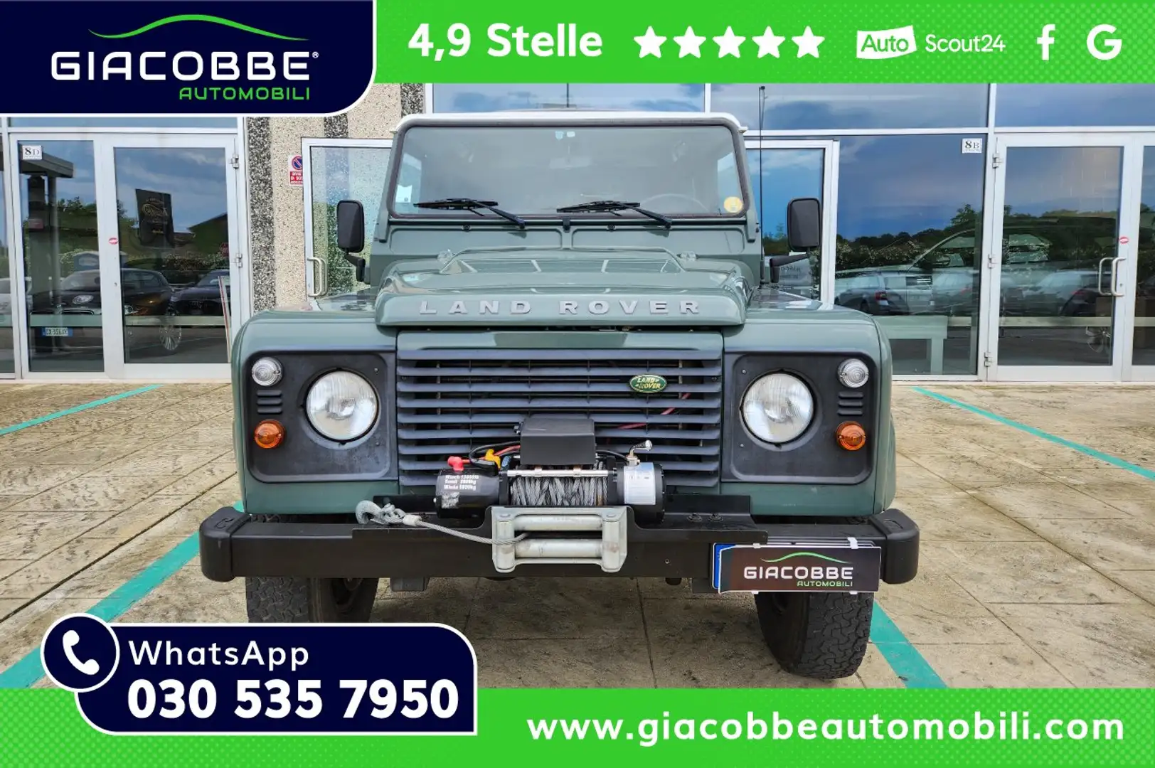 Land Rover Defender TD4 90 S Grün - 1