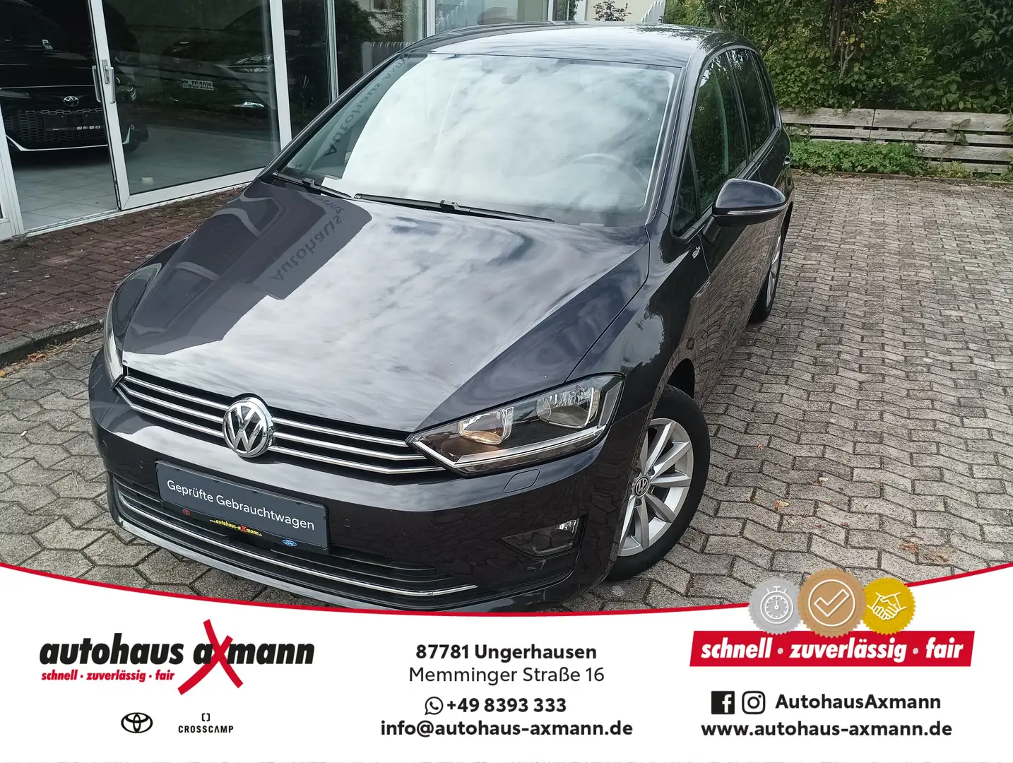 Volkswagen Golf Sportsvan 1.4 TSI BlueMotion Technology DSG Lounge Grau - 1