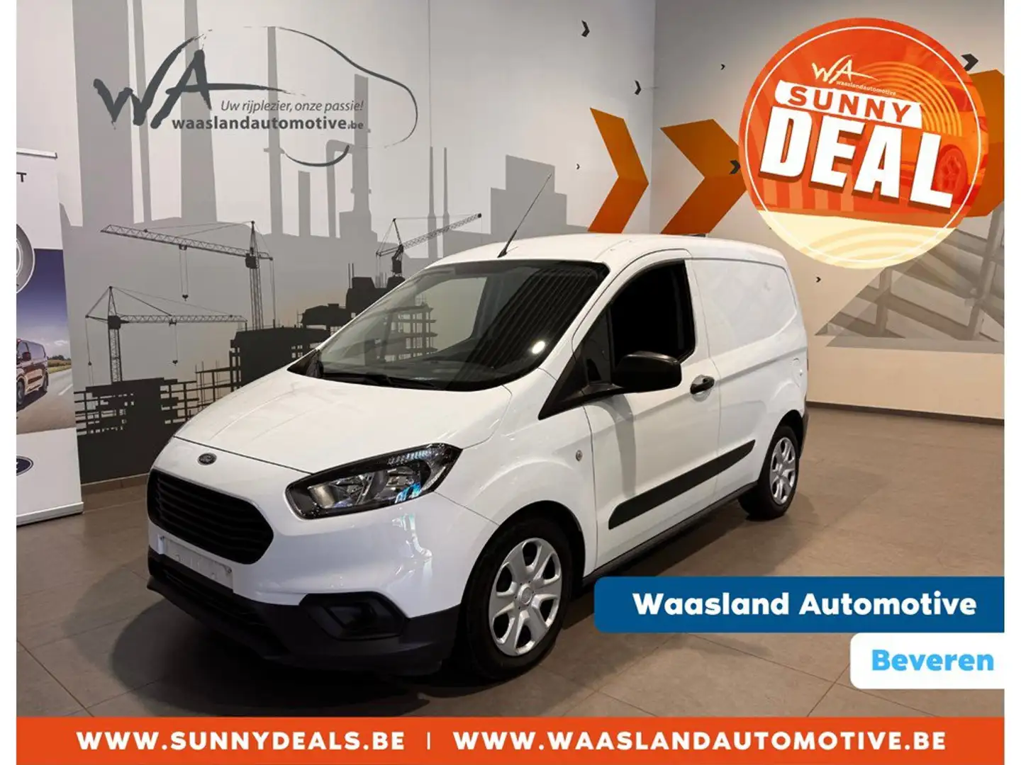 Ford Transit Courier Trend - 1500 TDCI 75 pk - € 14.99 Blanc - 1