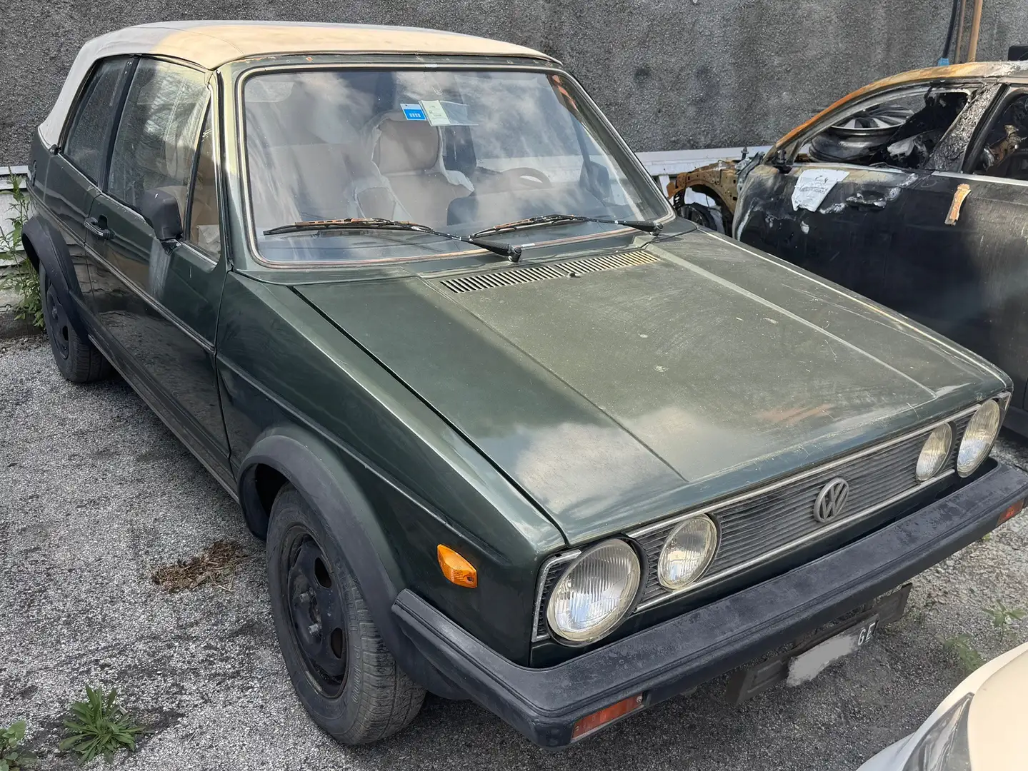 Volkswagen Golf Cabriolet Cabrio 1.6 GLI MK1 GL GTI Asi Zielony - 1