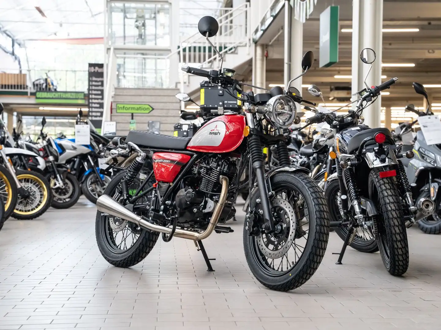 Mash Seventy 125 sofort lieferbar, Lieferservice Rot - 2