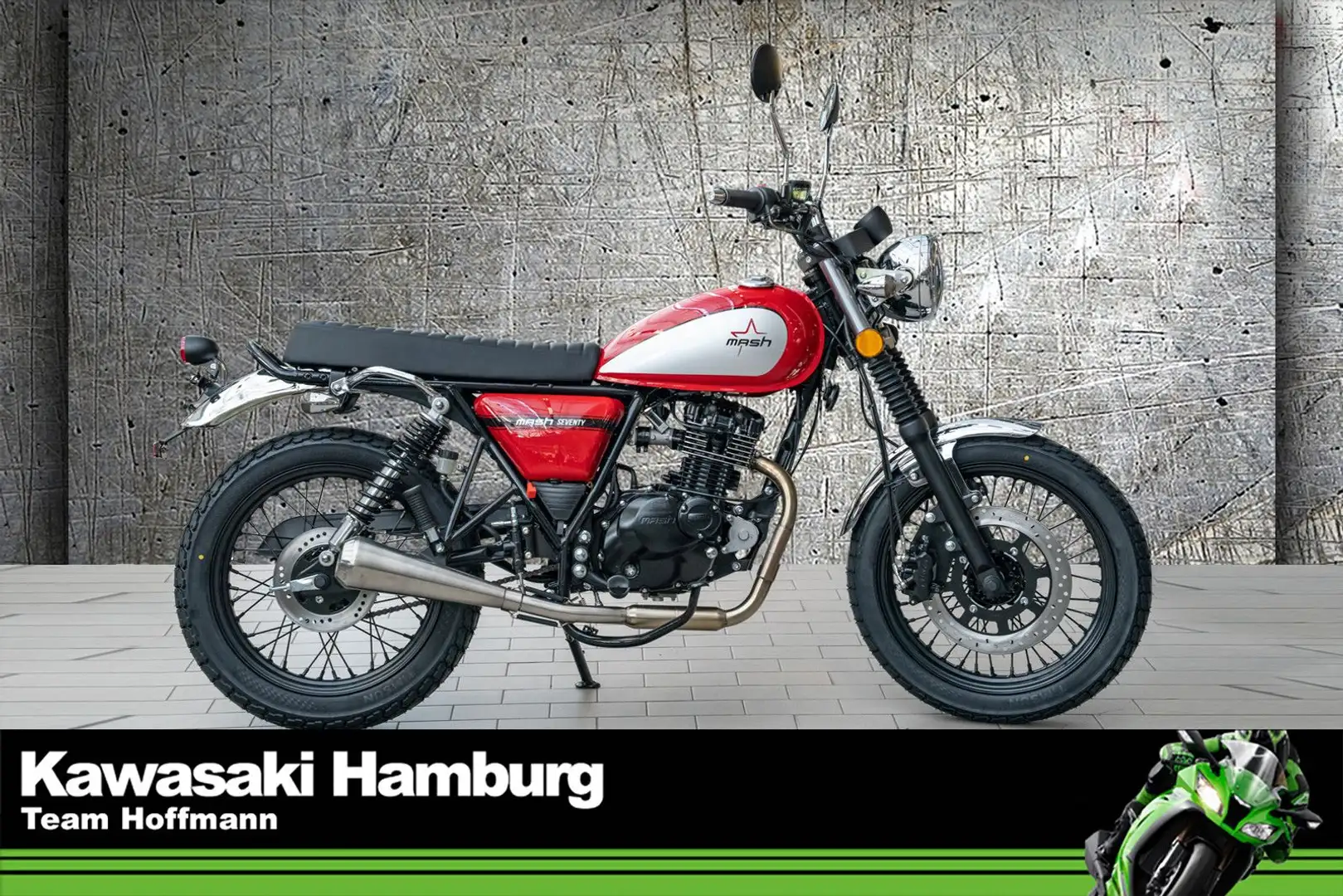 Mash Seventy 125 sofort lieferbar, Lieferservice Rot - 1