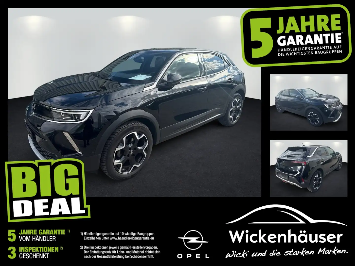Opel Mokka 1.2 Turbo Ultimate ACC+LED+Navi+SHZ+Kamera Nero - 1