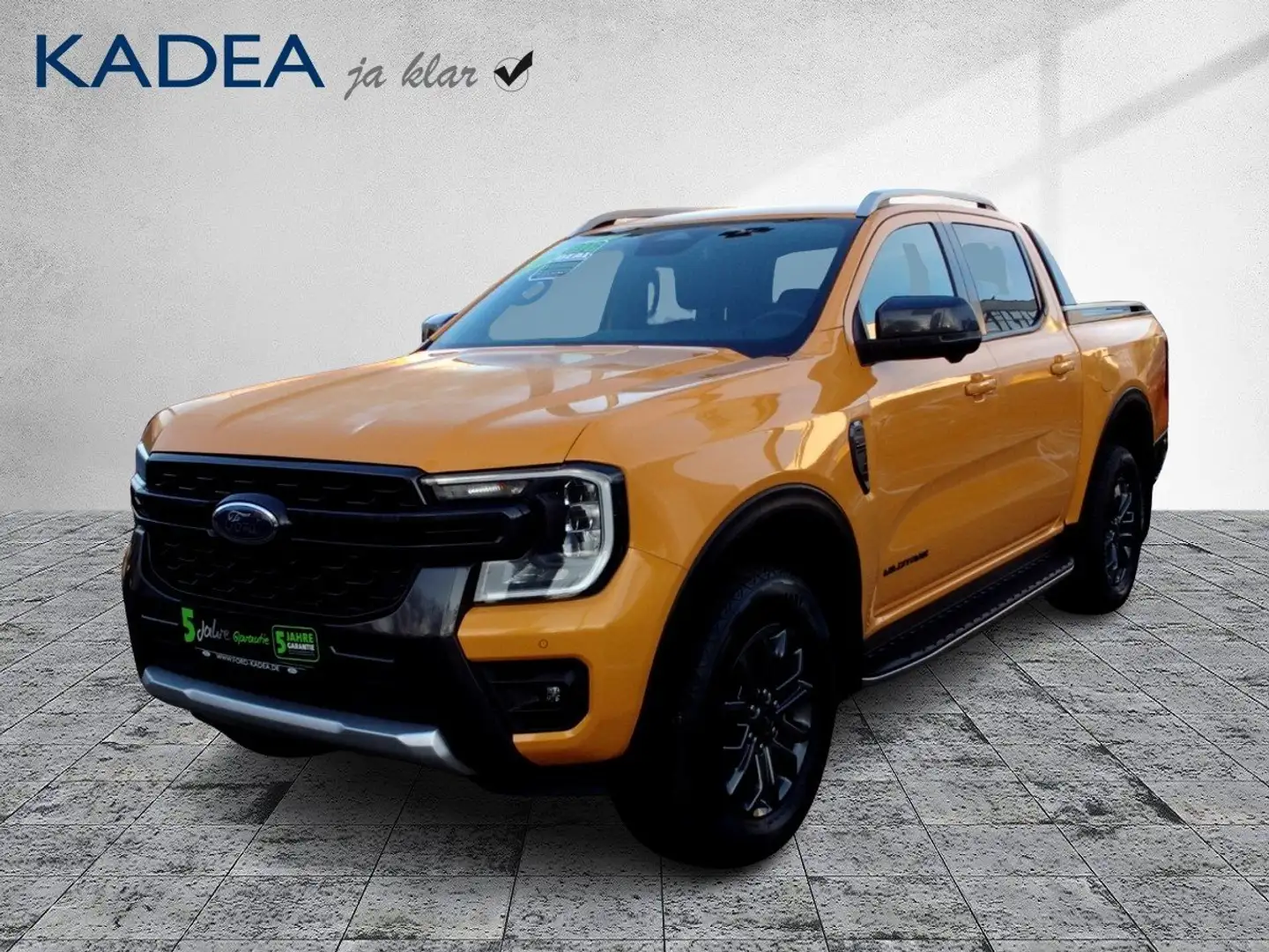 Ford Ranger Wildtrak DoKa LED+KAM+eROLLO+NAV+ACC+AHL Portocaliu - 2