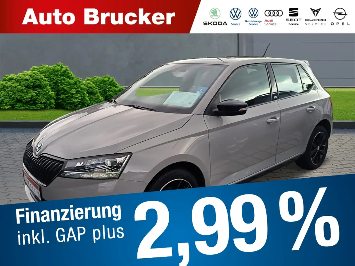 Skoda Fabia Monte Carlo 1.0 TSI+Alufelgen+Navi+Klimaautomatik+ Szürke - 1