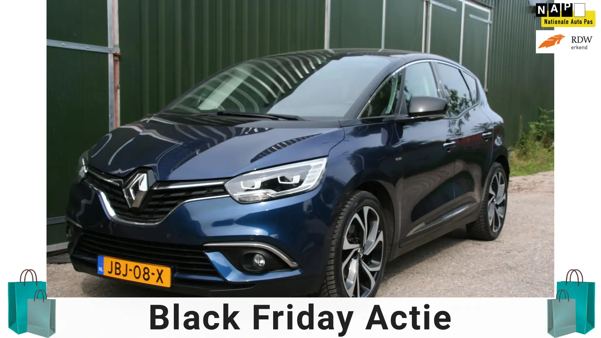 Renault Scenic 1.3 TCe Bose, AIRCO, NAVIGATIE, TREKHAAK Blau - 1