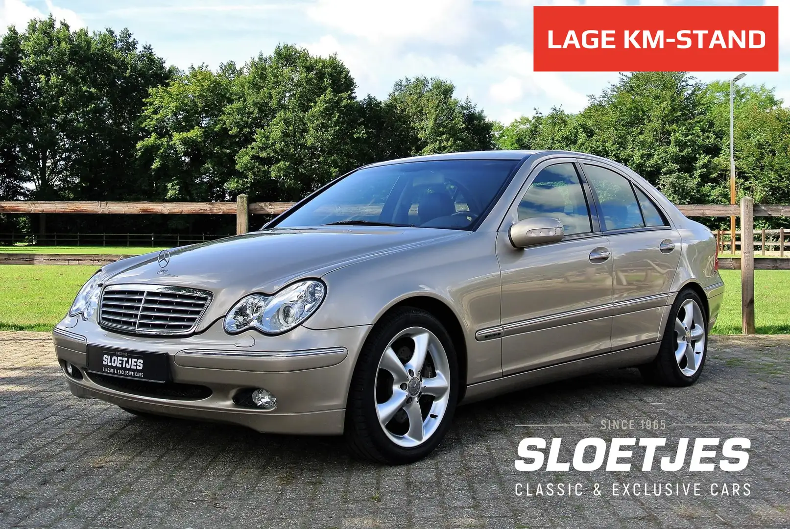 Mercedes-Benz C 200 1e eigenaar | Elegance | Kompressor | Nieuwstaat | Beige - 1