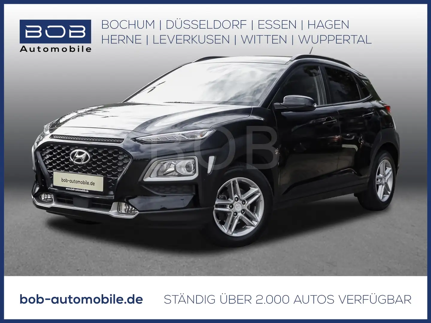 Hyundai KONA 1.0 T-GDI Trend  NAVI SHZ KLIMA PDC LM GJR Noir - 1