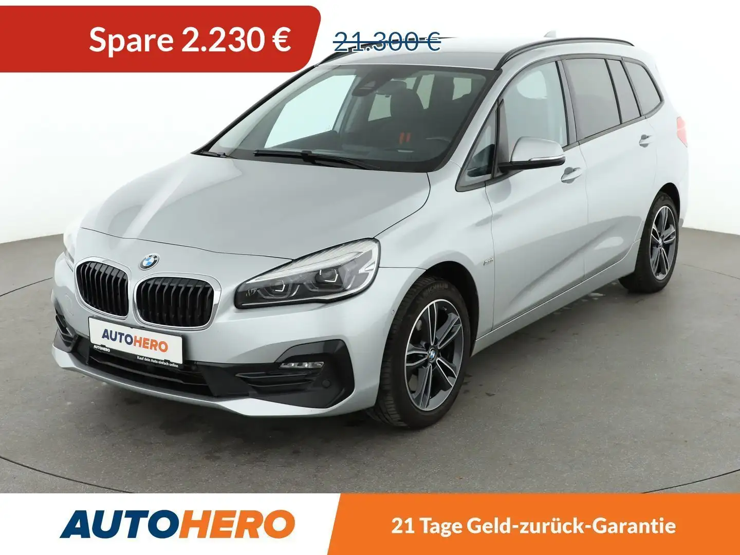 BMW 218 218d Gran Tourer xDrive Sport Line Aut.*NAVI*SHZ Grey - 1