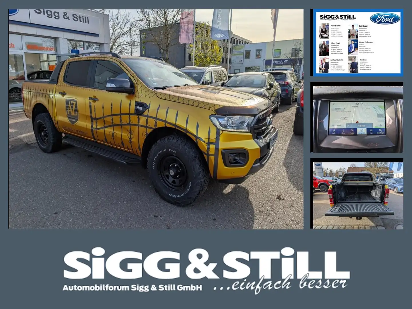 Ford Ranger 3.2 Wildtrak DOKA AHK*NAV*CAM*SHZ*PCD*KLIMAAUT Orange - 1