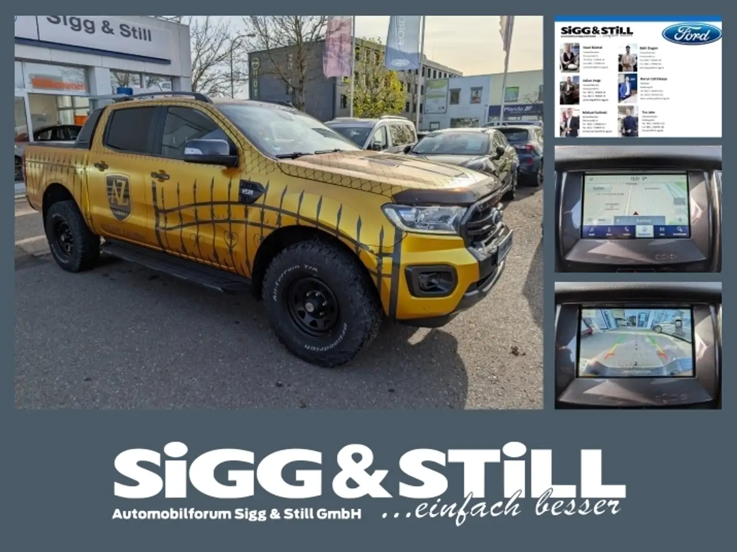 Ford Ranger 3.2 Wildtrak DOKA AHK*NAV*CAM*SHZ*PCD*KLIMAAUT Orange - 1