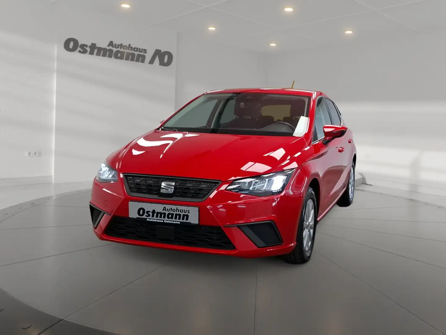 SEAT Ibiza 1.0 TSI Style LM RFK SHZ LED PDC Climatr. Rood - 1