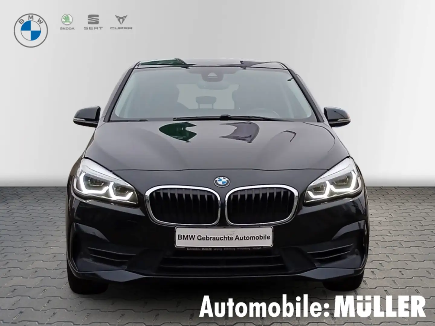 BMW 218 Active Tourer Advantage i Navi Soundsystem LED El. Zwart - 2
