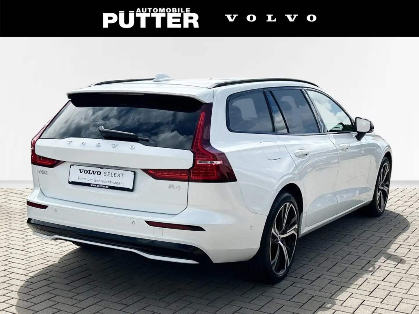 Volvo V60 B4 Benzin Plus Dark 19'' ACC HUD e-Sitze 360Kamera Weiß - 2